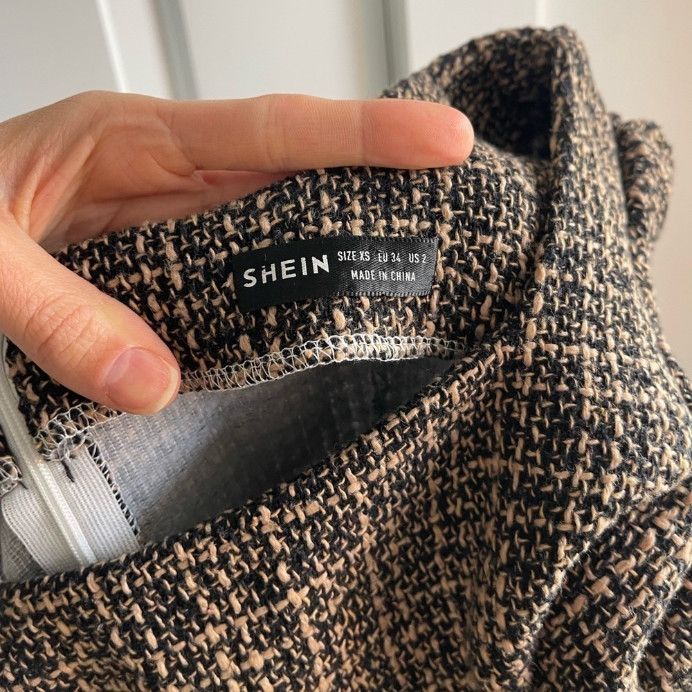 SHEIN Tweed Mini Dress - XS - Picture 3 of 3